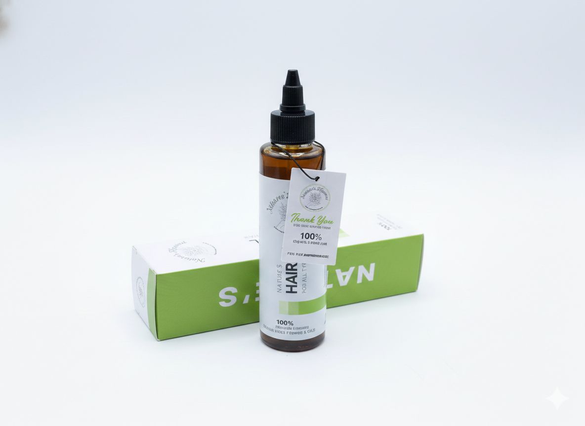 Nature's Harvest 100% Organic Hair For Women Made with 20+ Herbs And Oils